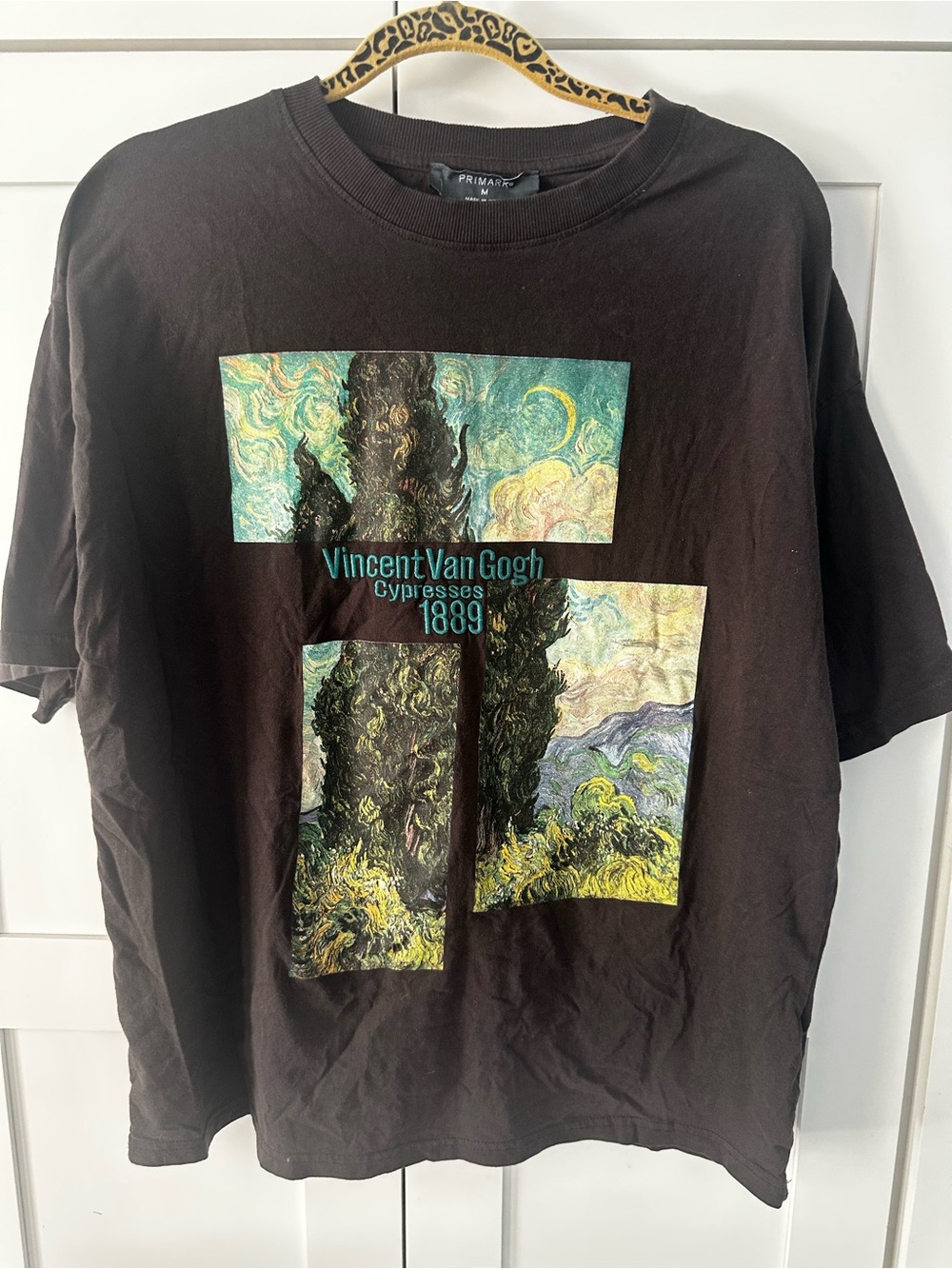 Primark Black Vincent Van Gogh 'Cypresses 1889' Graphic Tee